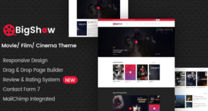 BigShow – WordPress-Kino- und Filmthema