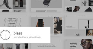 Blaze – Ein Portfolio-Thema mit Haltung