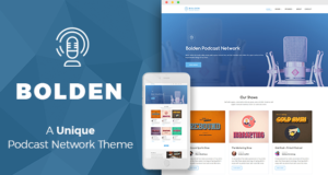 Bolden – Ein Podcast-Netzwerk-WordPress-Template