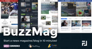BuzzMag – Virale Nachrichten WordPress Magazine / Blog Template