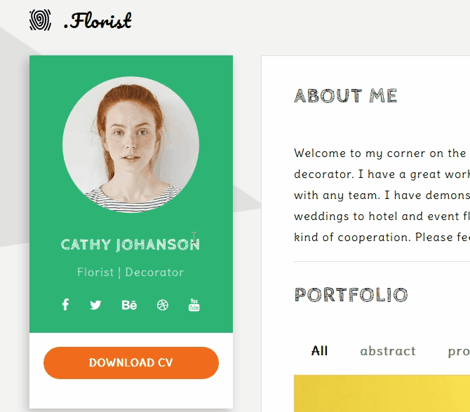 Certy - Lebenslauf, CV WordPress Layout