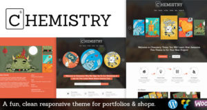 Chemie – Responsive Portfolio & Shop WP Layout