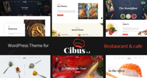 Cibus – Restaurant & Cafe WordPress-Template
