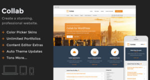 Collab – Erstellen Sie eine schöne Website mit WordPress