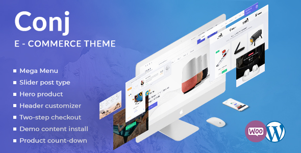 Wordpress Shop Template Conj - eCommerce WordPress Theme