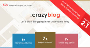 CrazyBlog – Starten Sie einen Blog oder ein Magazin für Adsense oder Affiliate-Unternehmen