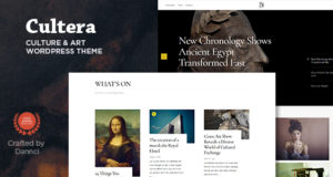 Cultera – WordPress-Layout für Kunst und Kultur