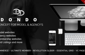 DONDO – Model & Agency Portfolio WP Vorlage