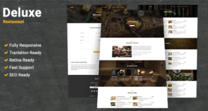 Deluxe Restaurant WordPress Template