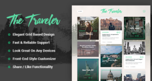 Der Reisende – Responsive WordPress Blog Layout