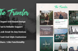 Der Reisende – Responsive WordPress Blog Layout