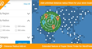 Distance Radius Add-On für WordPress