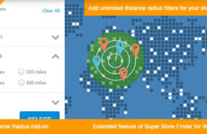 Distance Radius Add-On für WordPress