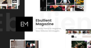 Ebullient – Ein modernes Nachrichten- und Zeitschriftenthema