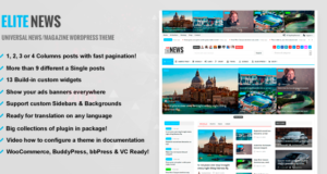 EliteNews – Magazin WordPress-Template