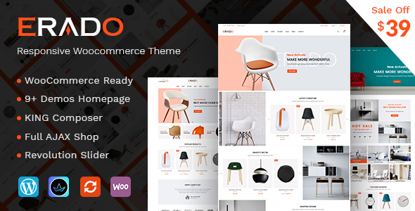 <pre>Erado - eCommerce-WordPress-Theme
