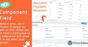 Erweiterte benutzerdefinierte Felder – Komponentenfeld-Addon