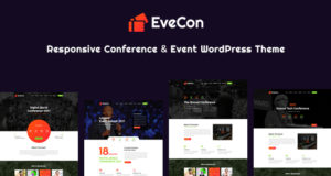 EveCon – Responsive Event & Conference WordPress-Vorlage