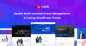 Event-Management, Konferenz- und Event-WordPress-Layout – Ayojok