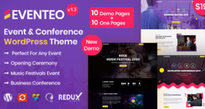 Eventeo – Event- und Konferenz-WordPress-Vorlage