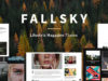Fallsky - Lifestyle Magazine Template mit Shop