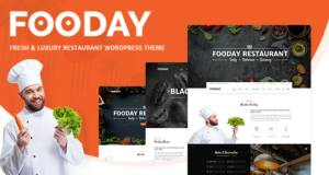 Fooday – Fresh & Luxury Restaurant, Kaffee WordPress Template