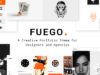 Fuego - Ein kreatives Portfolio-Thema für Designer und Agenturen