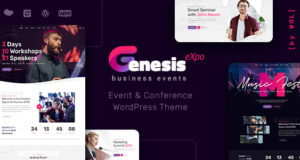 GenesisExpo | WordPress-Template für geschäftliche Veranstaltungen und Konferenzen
