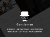 Gentleman - vCard WordPress Vorlage für Lebenslauf und Lebenslauf