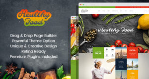 Gesundes Essen – Bio & Eco Restaurant WordPress Template