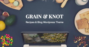 Getreide & Knoten – Food Blog WordPress Layout
