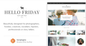 Hallo Freitag – Eleganter Lifestyle Blog Vorlage