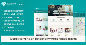 Herstellerverzeichnis WordPress Layout | Hochzeitsverkäufer