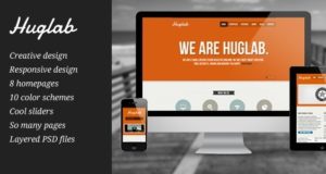 Huglab – Responsive Multi-Purpose Template