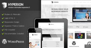 Hyperion – Modernes minimalistisches WordPress-Template