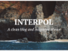 Interpol - Ein sauberes WordPress Blog Layout