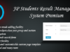 JP Students Result Management System Premium