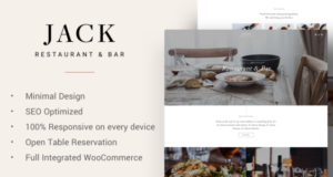 Jack – Restaurant WordPress Vorlage