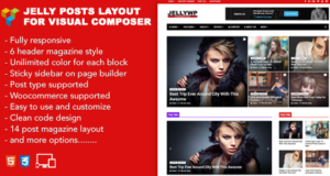 Jelly veröffentlicht Layout für Visual Composer