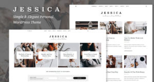 Jessica – Einfaches und elegantes persönliches WordPress-Template