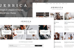 Jessica – Einfaches und elegantes persönliches WordPress-Template