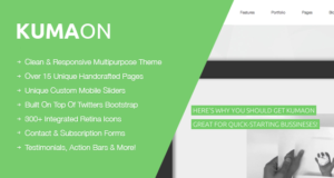 KUMAON, Mehrzweck-WordPress-Template