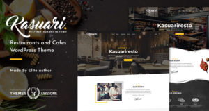 Kasuari | WordPress-Layout für Restaurants und Cafés