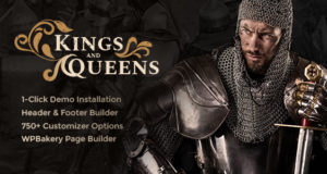 Kings & Queens | Historische Reenactment-WordPress-Vorlage