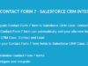 Kontaktformular 7 - Salesforce CRM-Integration