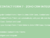 Kontaktformular 7 - ZOHO CRM Integration