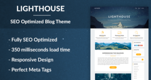 Lighthouse Blog – SEO-optimiertes und SEO-freundliches Blogging-Template