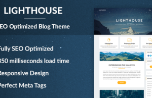 Lighthouse Blog – SEO-optimiertes und SEO-freundliches Blogging-Template
