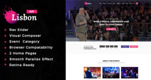 Lissabon – WordPress Template für Konferenzen und Veranstaltungen