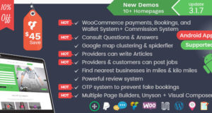 Listingo – Dienstanbieter, Business Finder und Verzeichnis Listing WordPress Layout